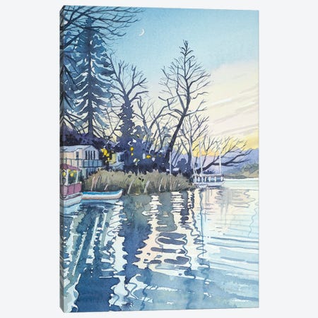 South Lakeshore - Sunset Canvas Print #LSM8} by Luisa Millicent Canvas Art Print
