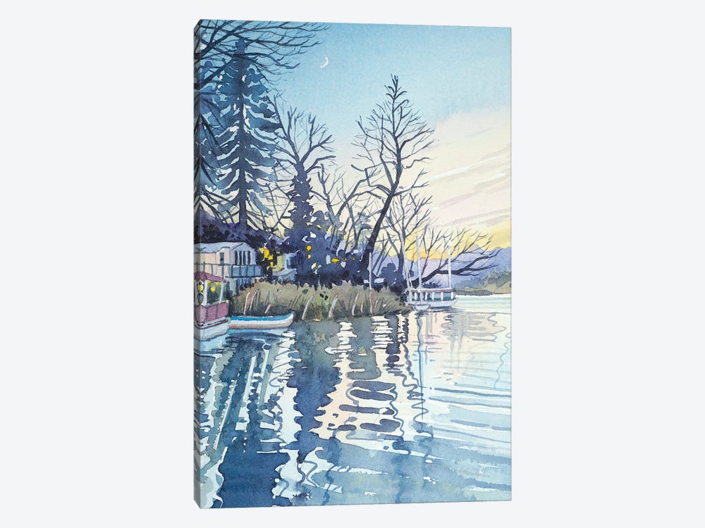 South Lakeshore - Sunset by Luisa Millicent 1-piece Canvas Artwork