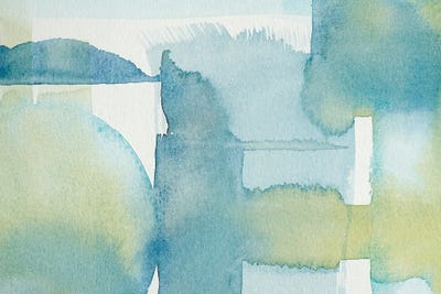 Abstract Shapes by Luisa Millicent art print