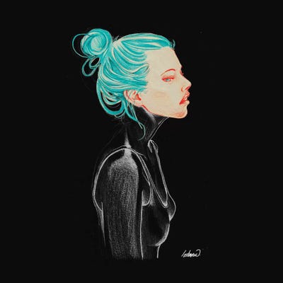 Dark Feelings by Lostanaw canvas print