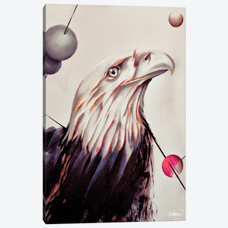 Eagle Force Painting Oil By Lostanaw Canvas Print #LSN12} by Lostanaw Canvas Artwork