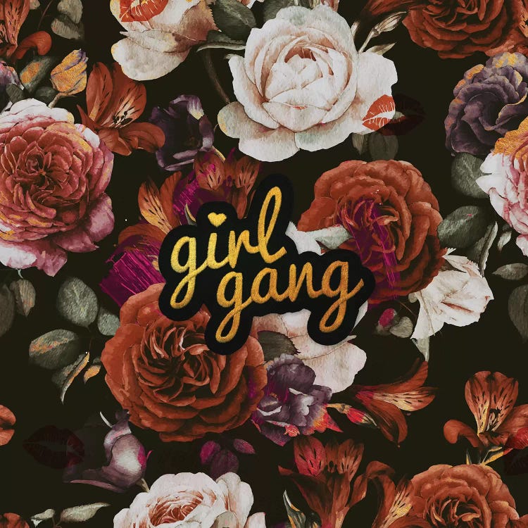 Girl Gang by Lostanaw wall art