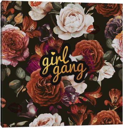 Girl Gang Canvas Art Print - Lostanaw