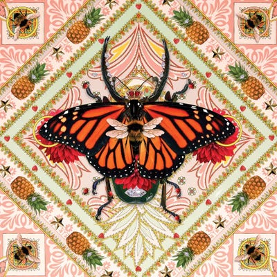 King Of Insects I by Lostanaw canvas print