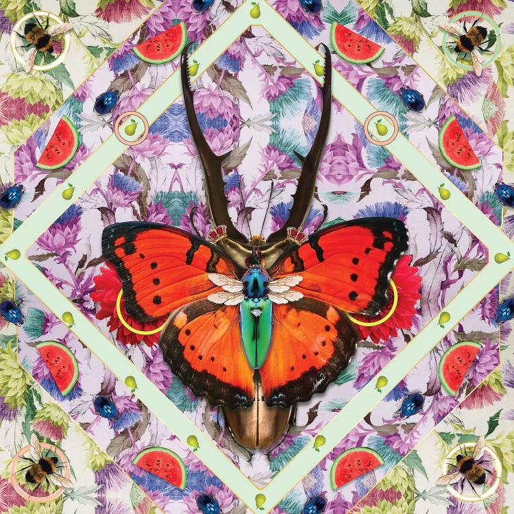 King Of Insects II by Lostanaw wall art