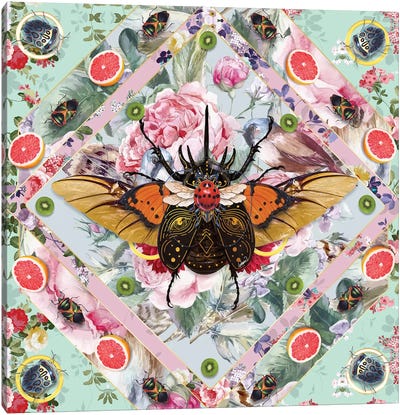 King Of Insects III Canvas Art Print - Lostanaw