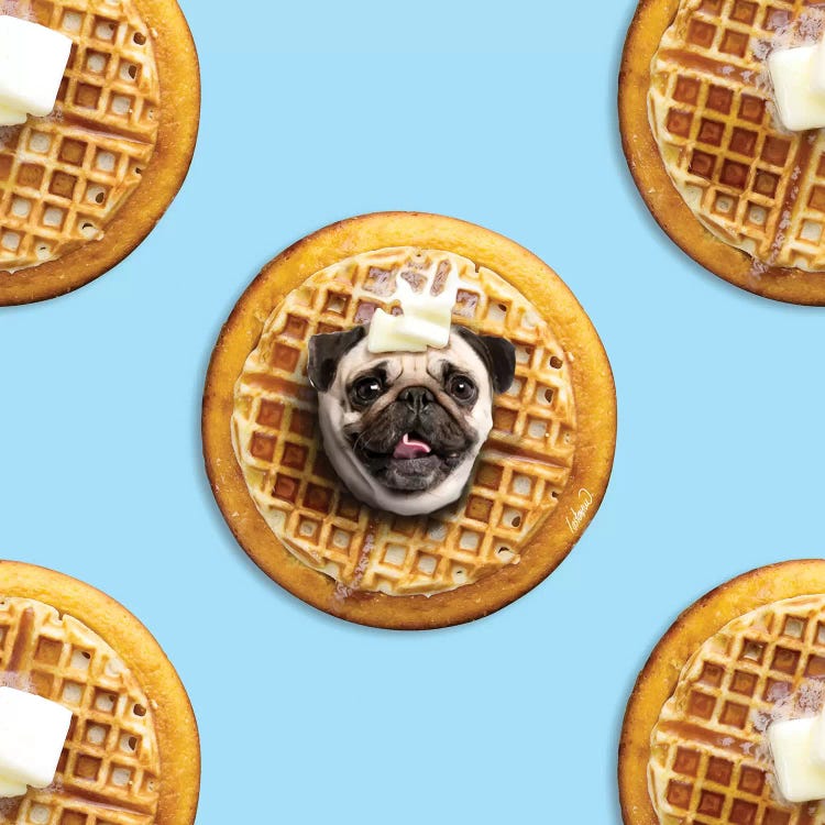 Pug Waffle