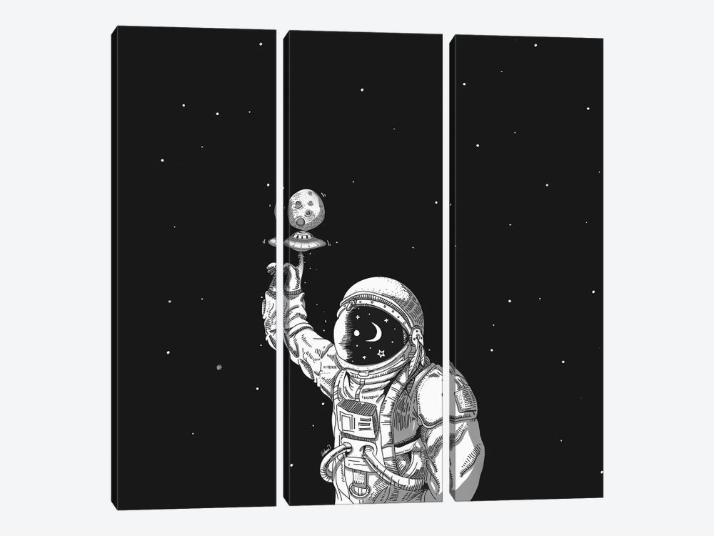 Space Collector by Lostanaw 3-piece Canvas Art