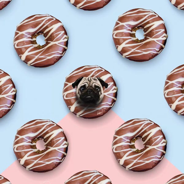 Pop Art Kitchen: The Pug Donuts by Lostanaw