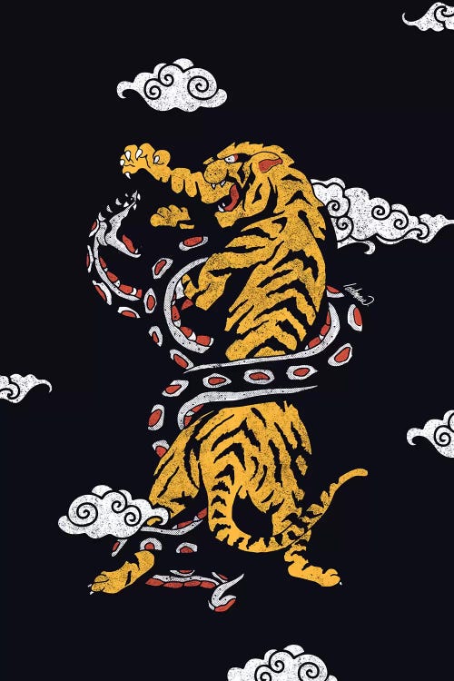 Tiger vs, Snake Clouds