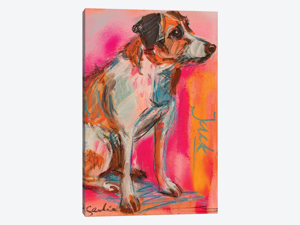 Jack Russell Terrier by Liesbeth Serlie 1-piece Canvas Wall Art