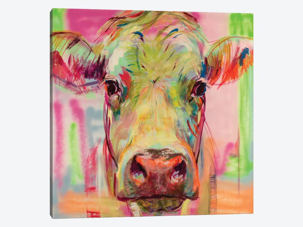 Cow Portrait XIII by Liesbeth Serlie 1-piece Canvas Artwork