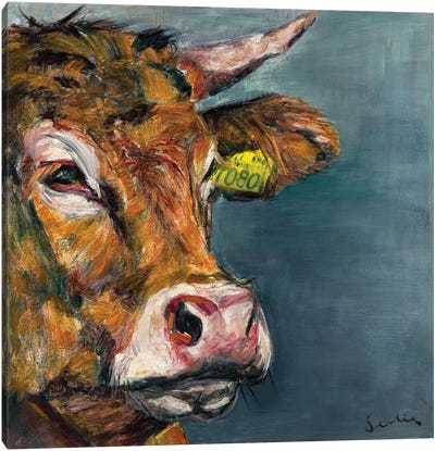 Cow V Canvas Art Print - Liesbeth Serlie