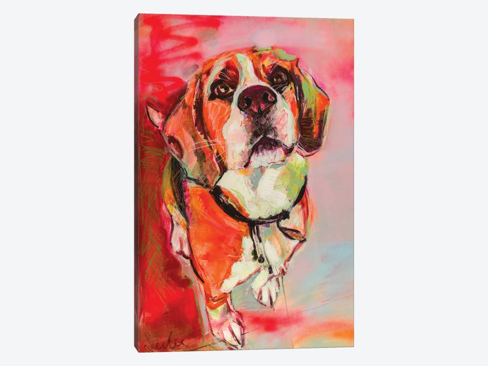Beagle by Liesbeth Serlie 1-piece Canvas Art