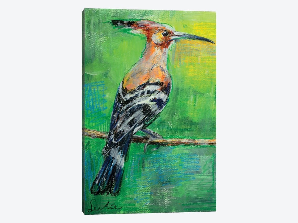 Hop Bird by Liesbeth Serlie 1-piece Canvas Art