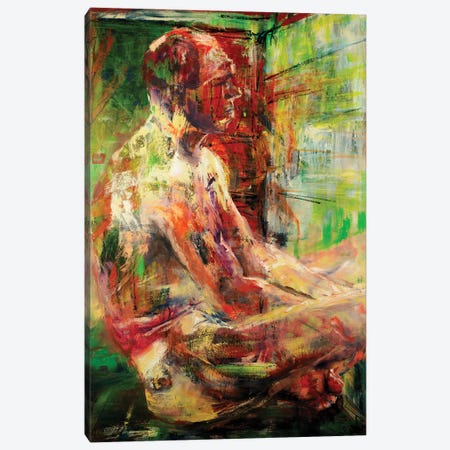 Male Nude Model Canvas Print #LSR40} by Liesbeth Serlie Canvas Art Print