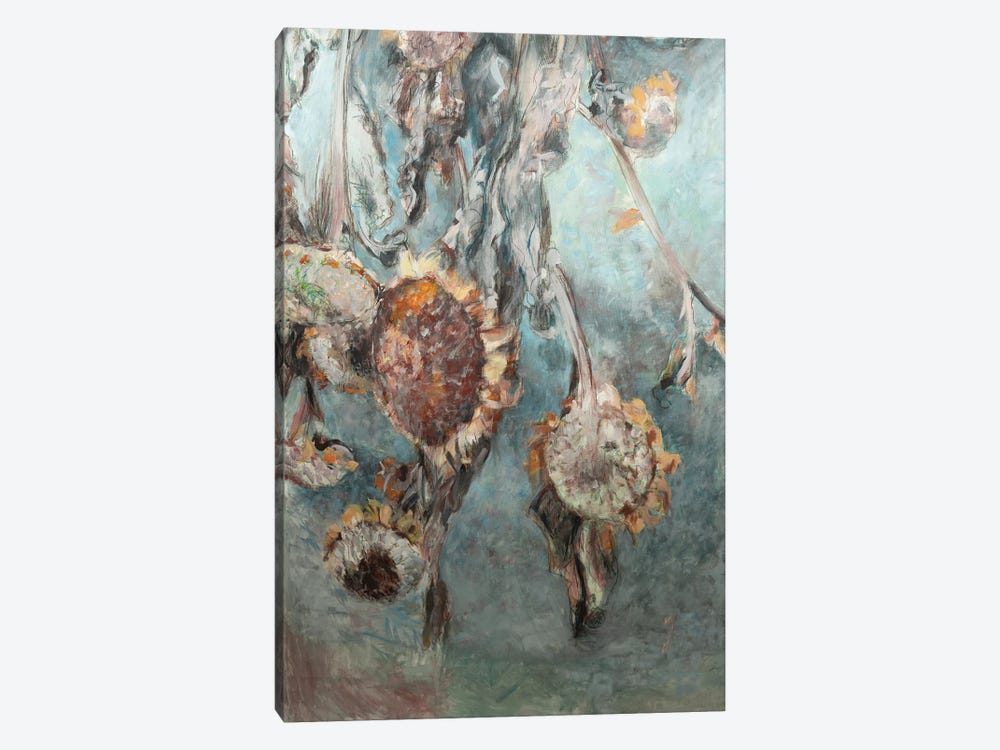 Dried Sunflowers by Liesbeth Serlie 1-piece Canvas Art