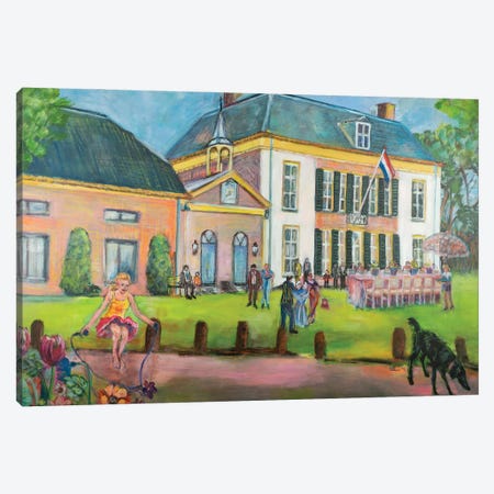 Village House Of Brakel Canvas Print #LSR55} by Liesbeth Serlie Art Print