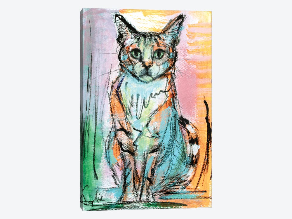 Sketch Of A Cat XII by Liesbeth Serlie 1-piece Art Print