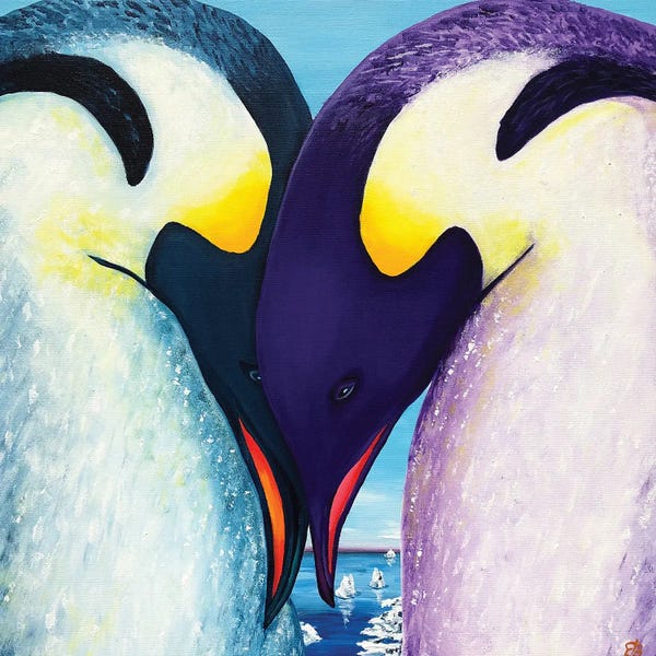 Love Birds: Penguins In Love by Lena Smirnova