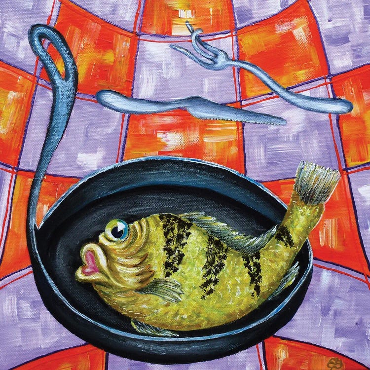 Help Yourself (Fish) by Lena Smirnova wall art
