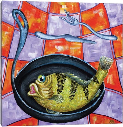 Help Yourself (Fish) Canvas Art Print - Lena Smirnova