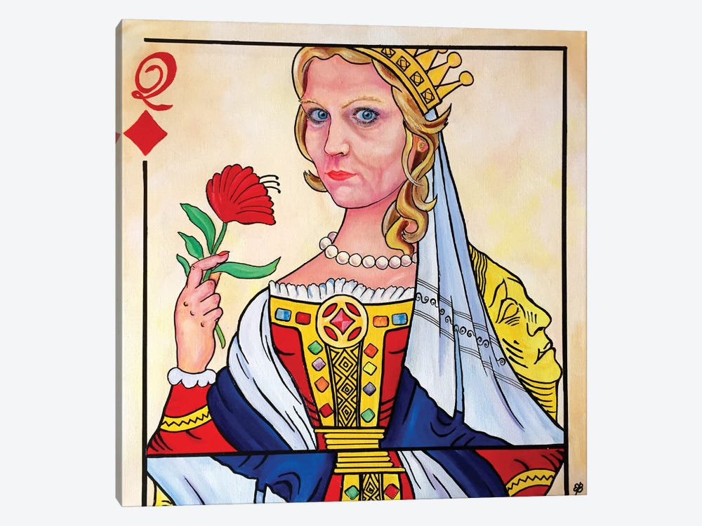 Helle The Queen (The Former Premier Minister Of Denmark) by Lena Smirnova 1-piece Art Print