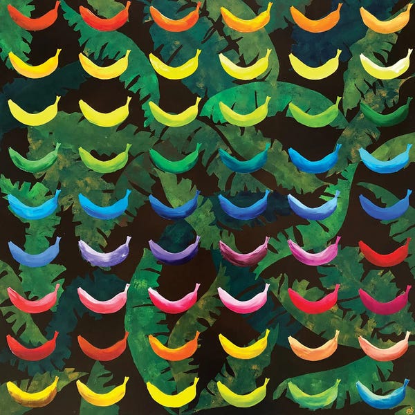 Pop Art Kitchen: Bananas Unlimited III by Lena Smirnova