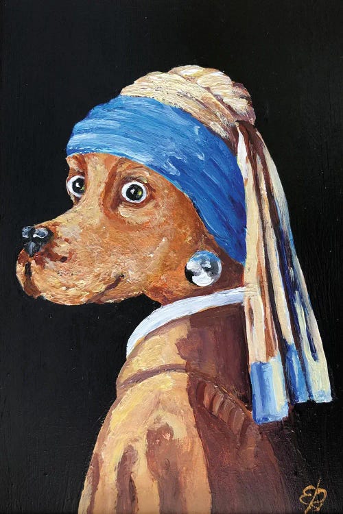 Dog With A Pearl Earring