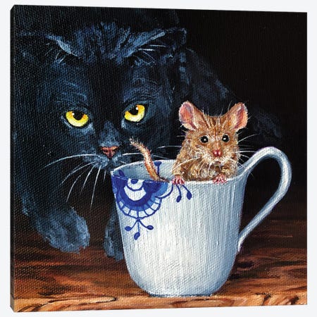 Tea For Two Canvas Print #LSV150} by Lena Smirnova Canvas Print