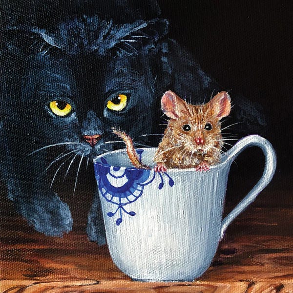 Mice: Tea For Two by Lena Smirnova