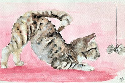 Catching Up On The Latest News by Lena Smirnova acrylic art print