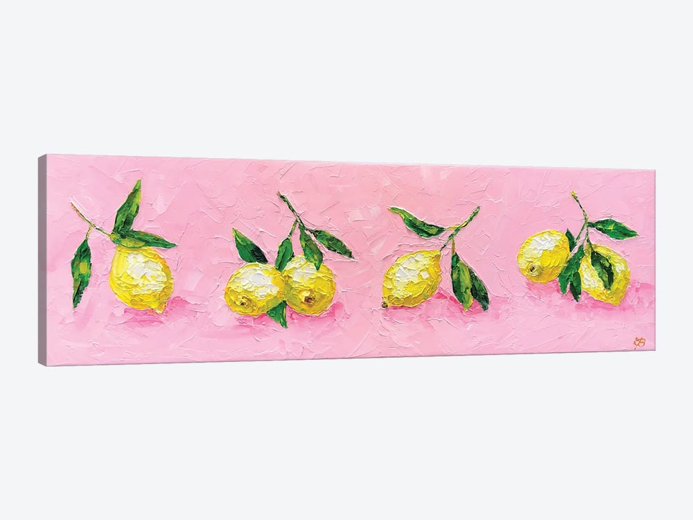 Tender Lemons by Lena Smirnova 1-piece Canvas Art Print