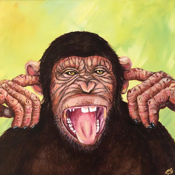 Office Humor: Stop Talking - Do Something For Nature. by Lena Smirnova