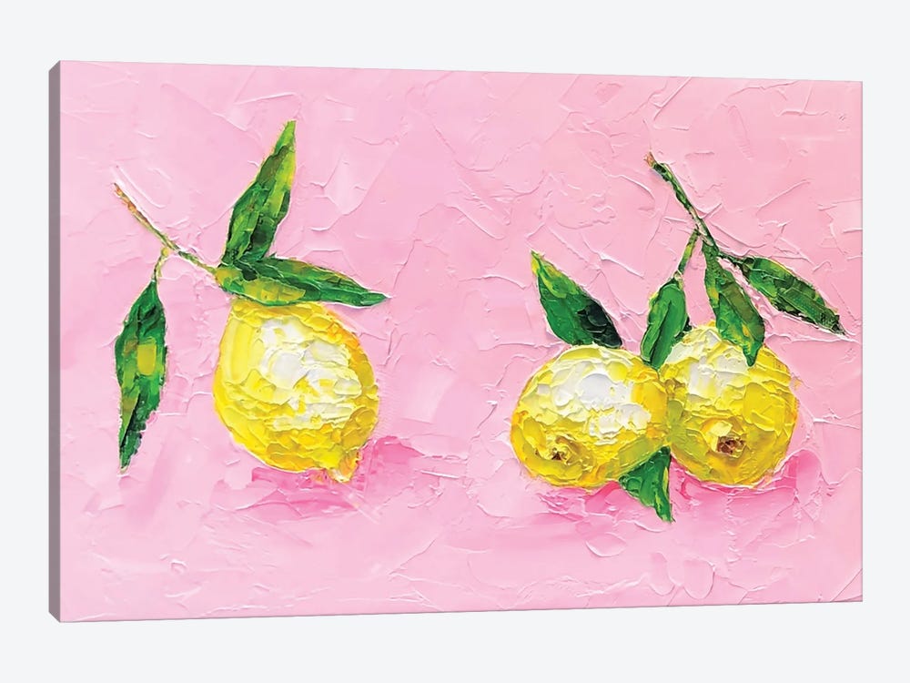 Tender Lemons Part by Lena Smirnova 1-piece Art Print