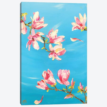 Magnolia Bloom Canvas Print #LSV198} by Lena Smirnova Canvas Print