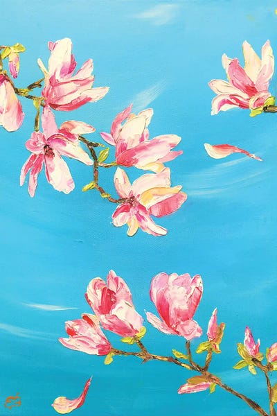Magnolias: Magnolia Bloom by Lena Smirnova