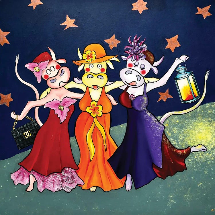 A Wild Night Out by Lena Smirnova wall art