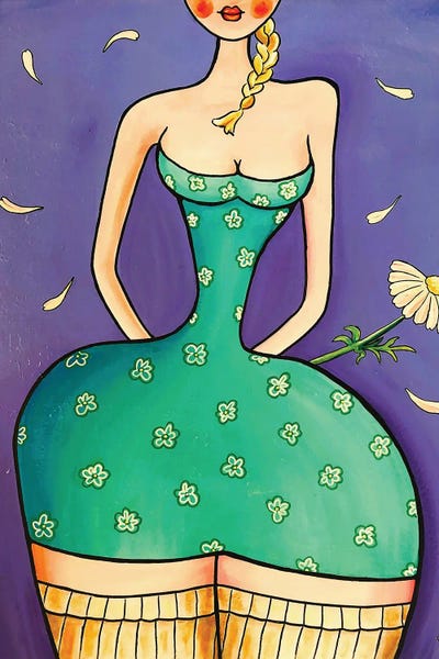 Love Me, Love Me Not by Lena Smirnova acrylic art print