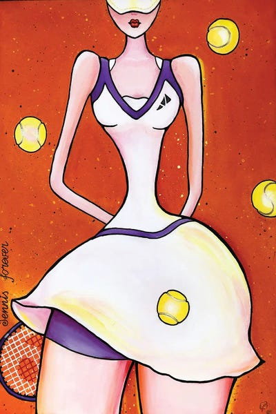 Tennis Forever by Lena Smirnova acrylic art print