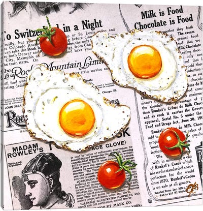 Great Eggspectations Canvas Art Print - Lena Smirnova