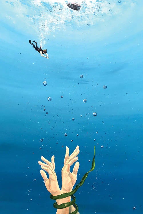 To The Surface by Lena Smirnova wall art