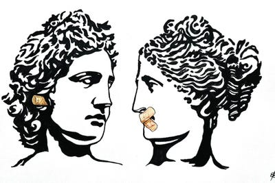 Happy Marriage by Lena Smirnova framed canvas print