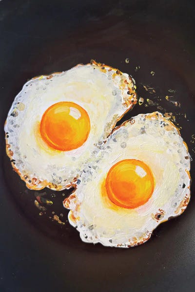 Fried Eggs by Lena Smirnova framed canvas print