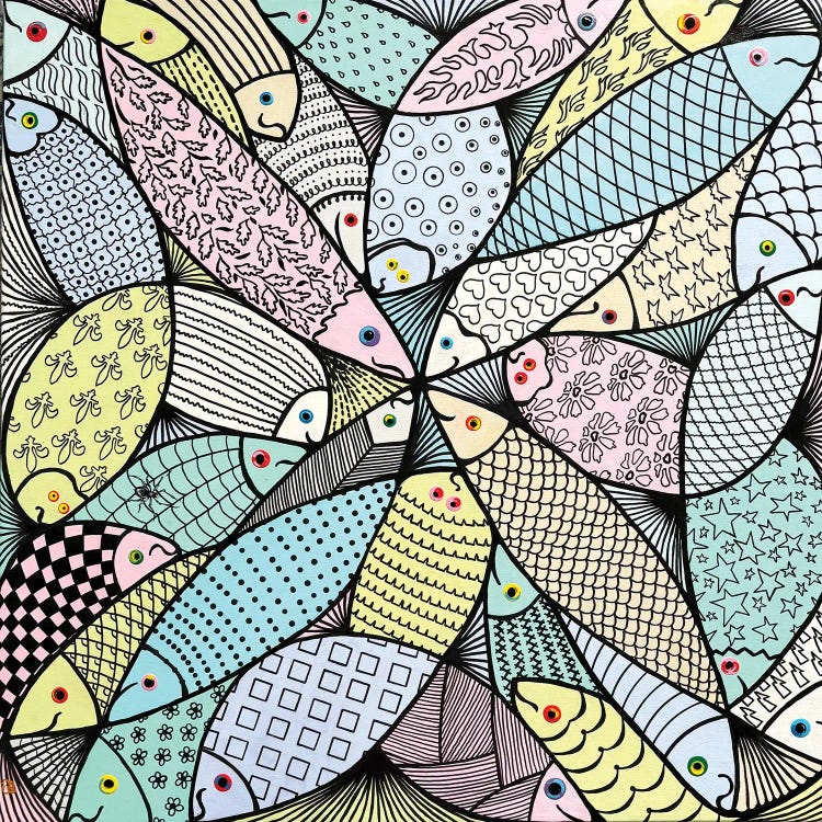 Kettle Of Fish by Lena Smirnova wall art