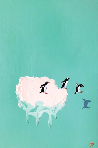 Penguins: Ice IV by Lena Smirnova