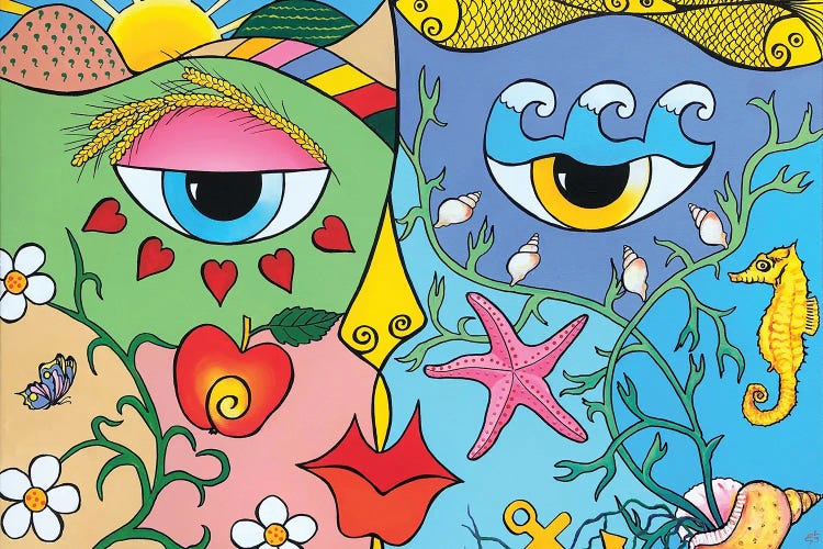 Kiss - Land And Sea by Lena Smirnova wall art