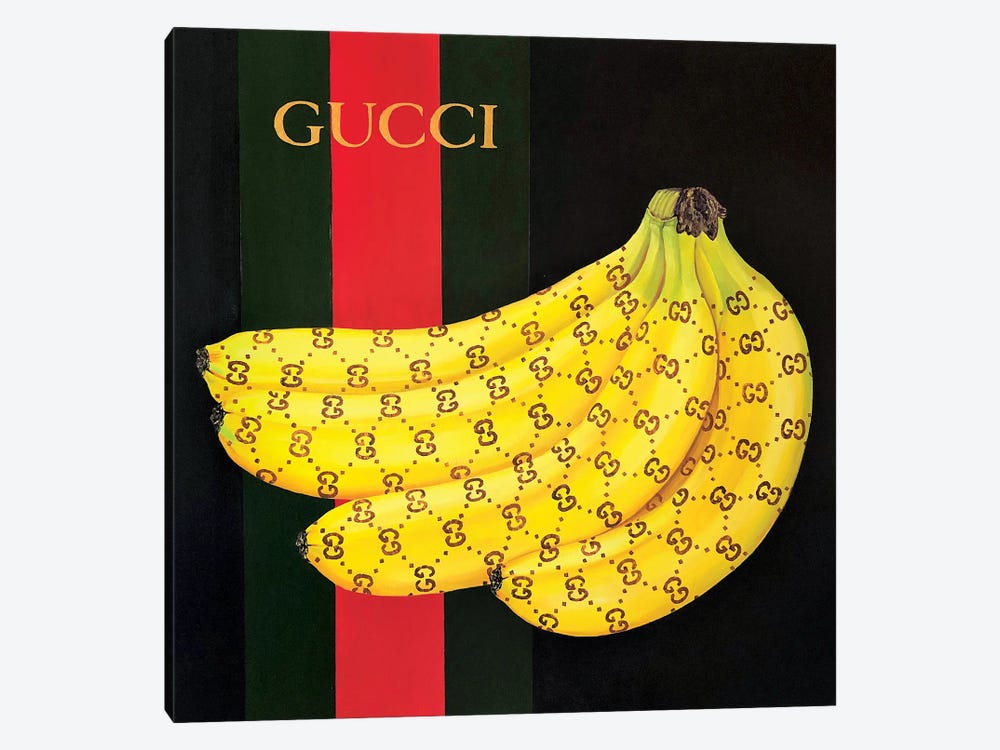 Gucci Bananas by Lena Smirnova 1-piece Art Print