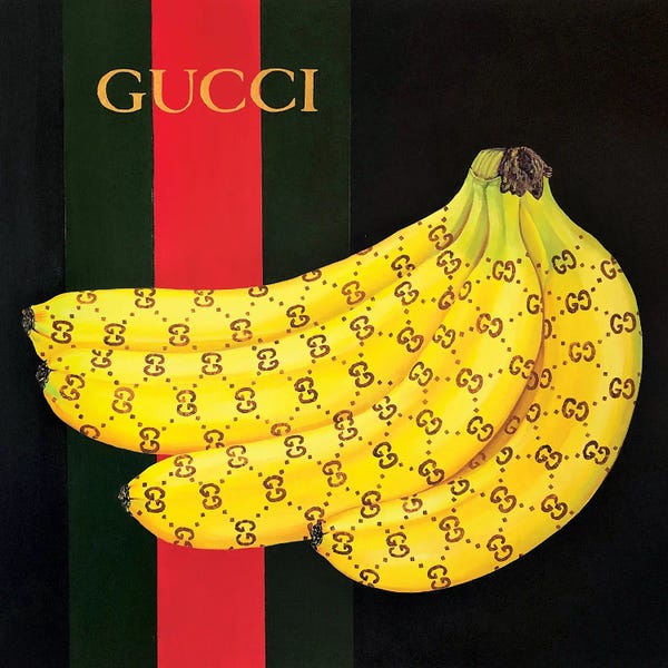Fashion Is Life: Gucci Bananas by Lena Smirnova