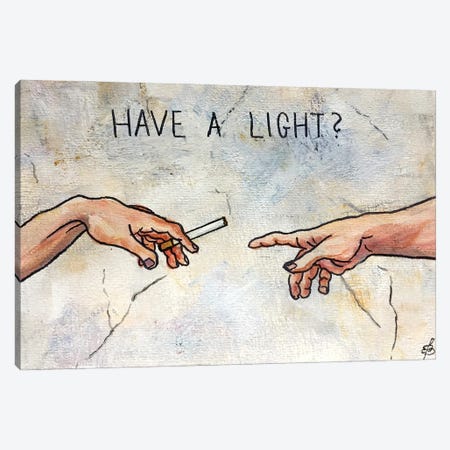 Have A Light? Canvas Print #LSV50} by Lena Smirnova Canvas Artwork